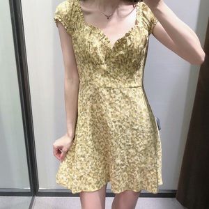 Zara floral short dress